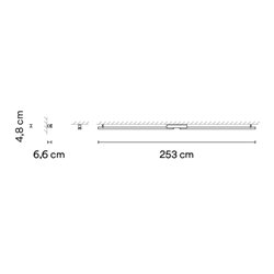 Vibia Spa 253 cm - 5981 wall lamp