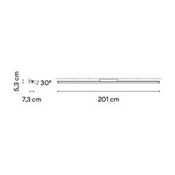 Vibia Spa Vanity Light 201 cm - 5989 wall lamp