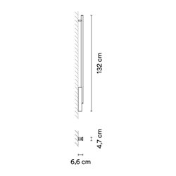 Vibia Spa 132 cm - 5993 wall lamp