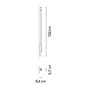 Vibia Spa 132 cm - 5993 wall lamp