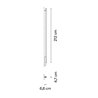 Vibia Spa 212 cm - 5995 wall lamp