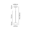 Vibia Tube ø 22 cm - 6160 suspension lamp