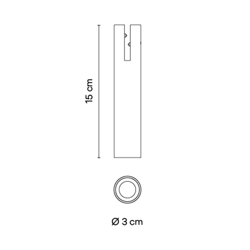 Vibia Bind Downlight Ø 3 cm Medium - 6504 trackverlichting