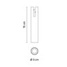 Vibia Bind Downlight Ø 3 cm Medium - 6504 track lighting fixture