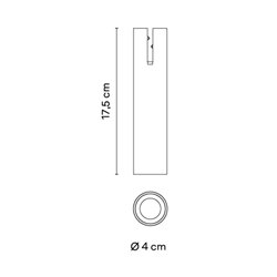 Vibia Bind Downlight Ø 4 cm Medium - 6524 track lighting fixture