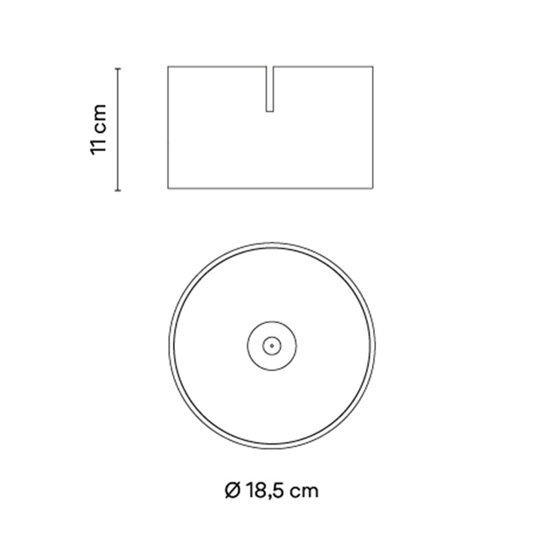 Vibia Bind Domo Ø 18,5 cm Medium - 6540 trackverlichting
