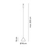 Vibia Bind Black Pincer Ø 16 cm - 6575 track lighting fixture