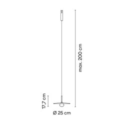 Vibia Bind Beige Pincer Ø 25 cm - 6581 track lighting fixture