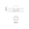 Vibia Bind solo Ø 3 cm Medium - 6604 recessed spot