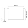 Vibia Sticks solo 152 x 2 x 3 cm - 7360 suspension lamp