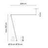 Vibia Sticks solo 204 cm UGR <19 - 7376 floor lamp
