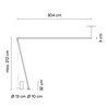 Vibia Sticks solo 304 cm - 7378 floor lamp