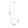 Vibia Knit ø 45 cm x 44 cm - 7450 suspension lamp