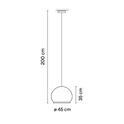 Vibia Knit ø 45 cm x 35 cm - 7460 suspension lamp