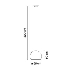 Vibia Knit ø 65 cm x 50 cm - 7475 suspension lamp