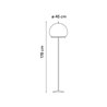 Vibia Knit Ø 45 x 178 cm - 7480 floor lamp