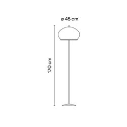 Vibia Knit Ø 45 x 170 cm - 7485 floor lamp