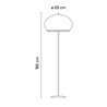 Vibia Knit Ø 65 x 195 cm - 7487 floor lamp