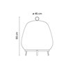 Vibia Knit Ø 45 x 55 cm - 7490 floor lamp