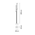 Vibia Class 2x LED - 2815 tuinpaal