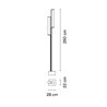 Vibia Class 2x LED - 2815 garden lamp