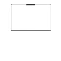 Vibia Circus Pendant Track 3 m x 150 cm - A364