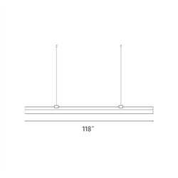 Vibia Bind Pendant Track 9 m x 300cm - A425