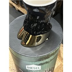 SELETTI  Diesel Party Animal Dolomite Vase/Glass - Bull- Outlet