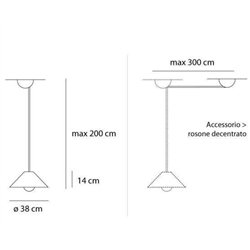Artemide Aggregato structure suspended lamp