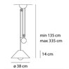 Artemide Aggregato structure Saliscendi