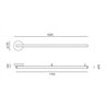 Artemide Alphabet Of Light Linear 180 Wall lamp / ceiling lamp