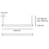 Artemide Alphabet Of Light Linear 120 suspended lamp
