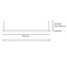Artemide Alphabet Of Light Linear 180 suspended lamp