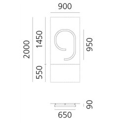 Artemide Alphabet Of Light Wall lamp "9"