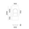 Artemide Alphabet Of Light Wall lamp "A" uppercase
