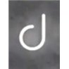 Artemide Alphabet Of Light Wall lamp "d" lowercase