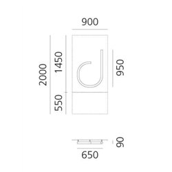 Artemide Alphabet Of Light Wall lamp "d" lowercase