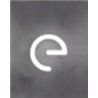 Artemide Alphabet Of Light Wall lamp "e" lowercase