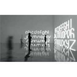 Artemide Alphabet Of Light Wall lamp "e" lowercase