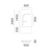Artemide Alphabet Of Light Wall lamp "F" uppercase