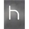 Artemide Alphabet Of Light Wall lamp "h" lowercase