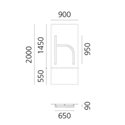 Artemide Alphabet Of Light Wandlamp "h" lowercase