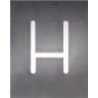 Artemide Alphabet Of Light Wall lamp "H" uppercase