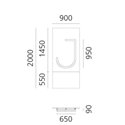 Artemide Alphabet Of Light Wandlamp "J" uppercase