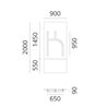 Artemide Alphabet Of Light Wall lamp "K" uppercase