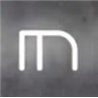 Artemide Alphabet Of Light Wall lamp "m" lowercase