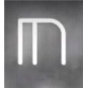 Artemide Alphabet Of Light Wandlamp "M" uppercase