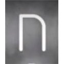 Artemide Alphabet Of Light Wandlamp "N" uppercase