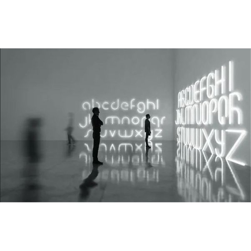 Artemide Alphabet Of Light Wandlamp "N" uppercase
