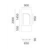 Artemide Alphabet Of Light Wall lamp "N" uppercase